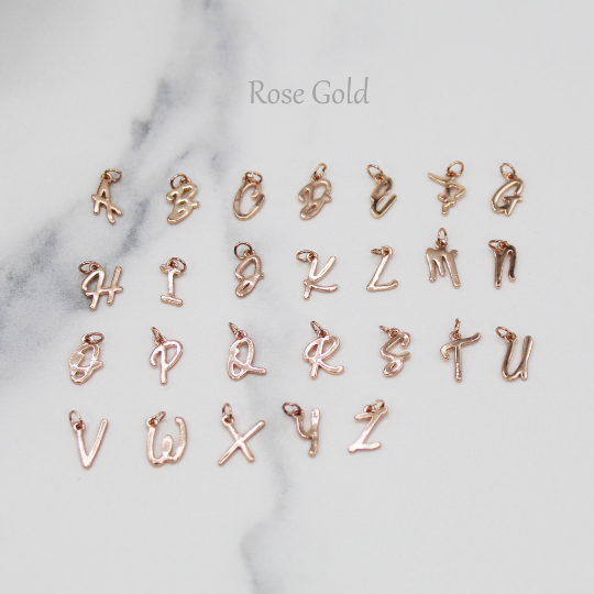 Cat Face/Paw with Personalized, Initial Letter Necklace