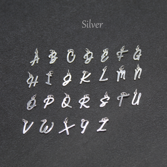 Cat Face/Paw with Personalized, Initial Letter Necklace