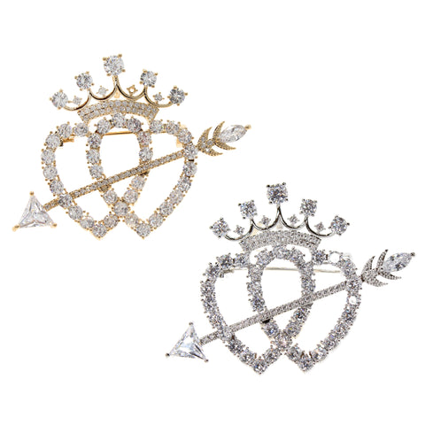 Cupid Crown Shape Wedding brooch