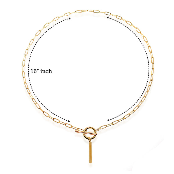 18K Gold Plated Chain Link 16"