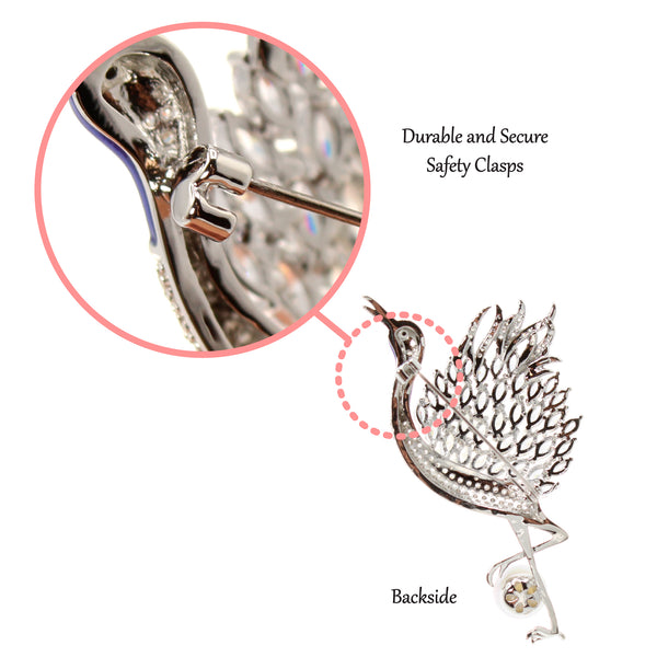 Bird Shape Wedding brooch