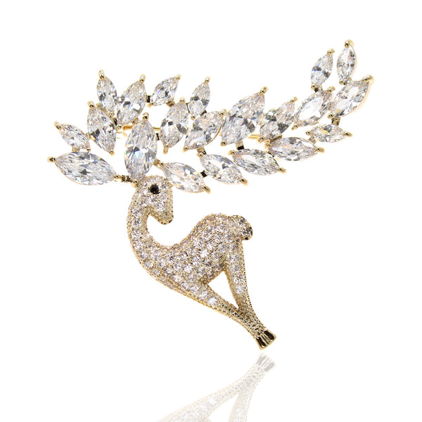 Deer Shape Wedding brooch